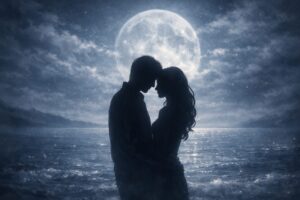 Cancer zodiac love and emotional compatibility illustration