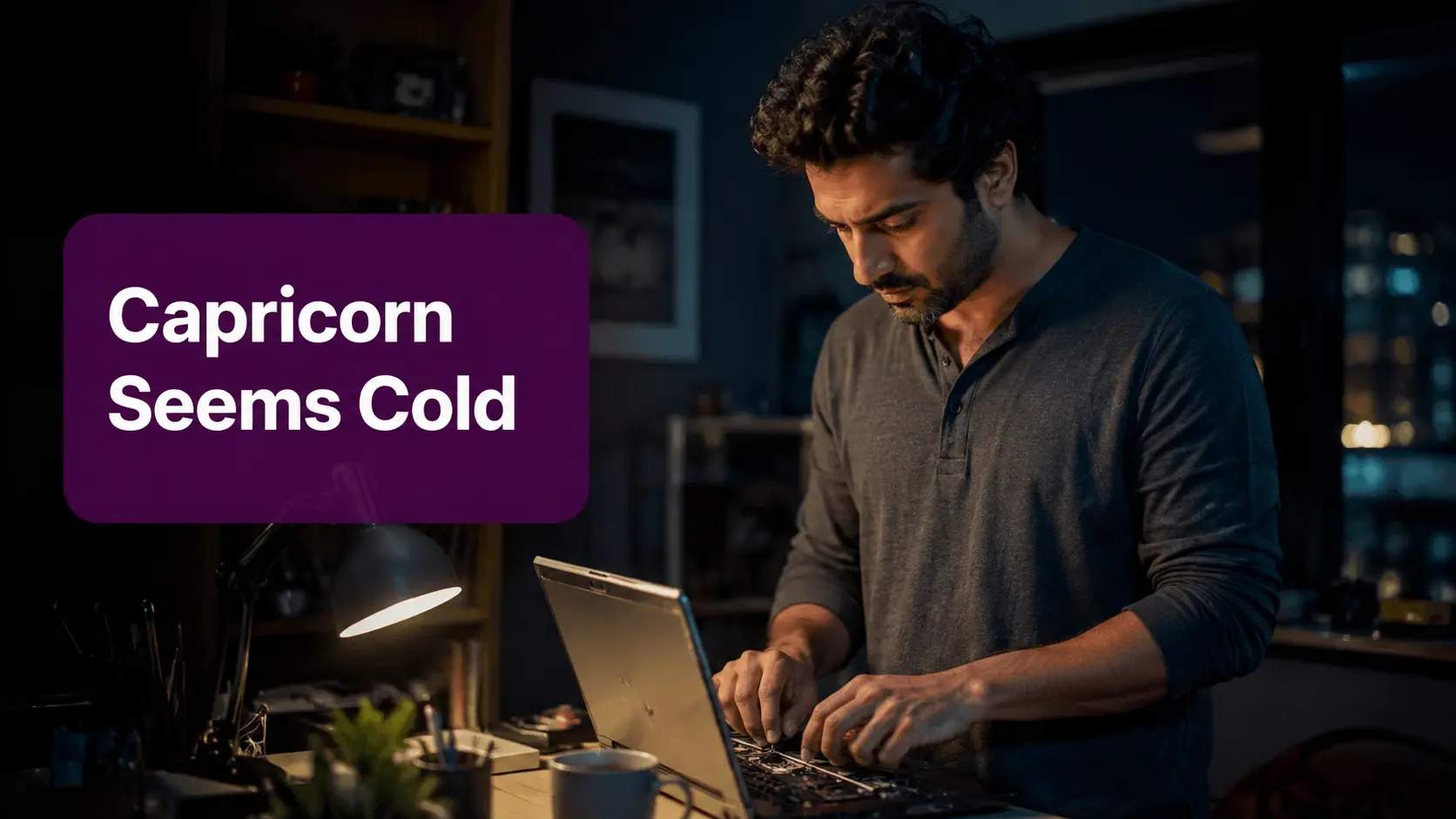 Capricorn seems cold but actually cares deeply